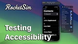 Accessibility Testing inside Xcode's Simulator using RocketSim
