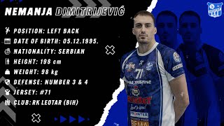 Nemanja Dimitrijevic - Left Back - RK Leotar - Highlights - Handball - CV - 2022/23