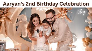 Aaryan's 2nd Birthday Celebration | Vlog | Baby Aaryan | Nimmy Arungopan | Arun Gopan