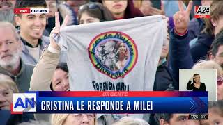 Cristina Fernández de Kirchner: "El Presidente debe dar un golpe de timón a esta política".