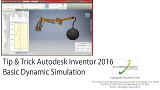 Autodesk Inventor 2016   Basic Dynamic Simulation