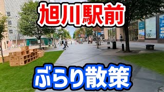 【北海道】旭川駅前を歩いて観光　北海道～大阪 途中下車の旅 ２日目その１