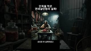 인육을 먹은 연쇄살인마 실화이야기!!