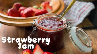 Strawberry Jam | 3 Ingredients Recipe | Easy Strawberry Jam Recipe | How to make Strawberry Jam