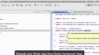 ADA Framework Screencast Basics