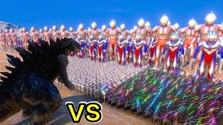 ゴジラvsスターウォーズvsウルトラマン！映画じゃ見れない夢のバトルが始まる【 Ultimate Epic Battle Simulator 】実況