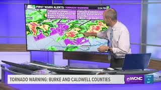 2 different storms prompt Tornado Warnings in Caldwell County