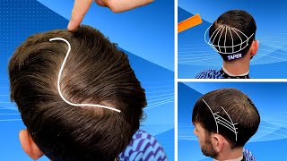 How to Cut Mens Hair with Cowlicks, Double Crown, Nape Whorl