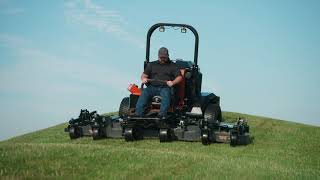 WZ1000 Commercial Zero Turn Wide Area Mower in Action | Lastec Mowers