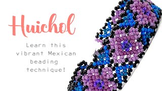 Huichol Beading - Flat Huichol Ribbon Beading Tutorial