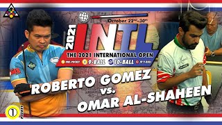 ONE-POCKET: ROBERTO GOMEZ VS OMAR AL-SHAHEEN - INTERNATIONAL OPEN