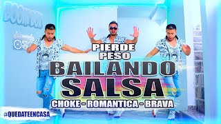 Pierde PESO Bailando SALSA 💃🕺 Edicion (EXCLUSIVA) - Paso a paso / Rutina de CARDIO - Quedate en casa