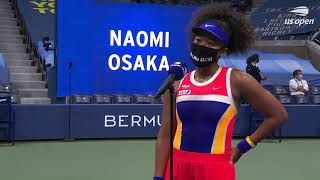 Naomi Osaka: "This court really suits me well!" | US Open 2020 Interview
