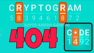 CRYPTOGRAM 404