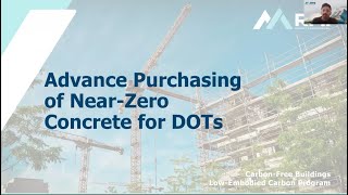 Advance Purchasing of Near-Zero Concrete for DOTs