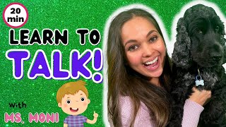 Learn First Words, Songs & Nursery Rhymes | Toddler & Baby Learning Videos | Ms. Moni