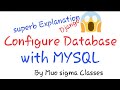 How to configure database with Mysql In django project By Rajat sir | muosigmaclasses