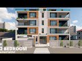 3d house plan - 2 bedroom Apartment idea.