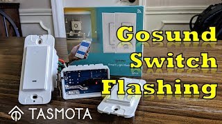 Gosund Smart Switch with Tasmota - No Soldering or Tuya Convert Required