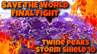 fortnite save the world s final fight twine peaks storm shield defense 10 - how to get to twine peaks fortnite