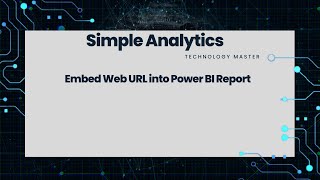 Different ways to Embed Web URL into Power BI Report