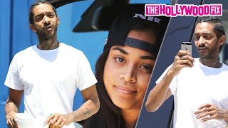 Nipsey Hussle Loses His Cool With Paparazzi After Being Spotted Shopping With Lauren London 7.28.15