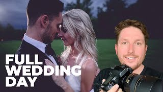 WEDDING PHOTOGRAPHY - FULL WEDDING DAY BEHIND THE SCENES + OFF CAMERA FLASH (Godox V1, Nikon D850)
