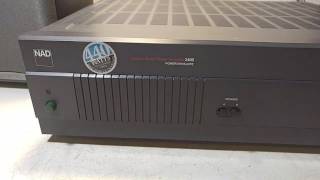 NAD 2400 Monitor Series Power Amplifier Demo