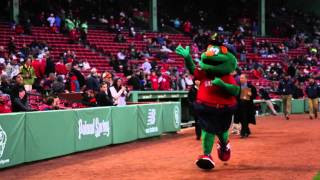 A day at the office with Wally the Green Monster