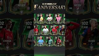 Upcoming Anniversary Cards in FC Mobile 🥵🔥 #eafc24 #fcmobile #fc25 #fifa #fifamobile #shorts