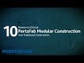 Top 10 Reasons to Choose Modular Construction | Modular Construction | PortaFab Modular Construction