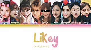 Twice || Likey but you are Jihyo (Color Coded Lyrics Karaoke)