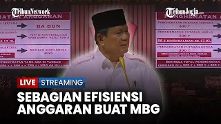 🔴 Prabowo Terpaksa Program MBG Harus Didukung Dengan Dana Hasil Efisiensi Anggaran