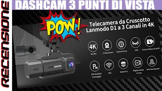 POW? Dashcam Front Internal Rear REVIEW Lanmodo D1