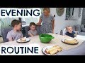 EVENING ROUTINE WITH 3 KIDS & DINNER SORTED |  EMILY NORRIS AD