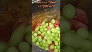 tehri / veg biryani recipe 👌 #tehrirecipe #vegbiryani #masalaricerecipe #shorts #cooking #pulao