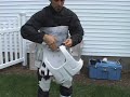 how to put on biker scout armor by bro browning tb 8869