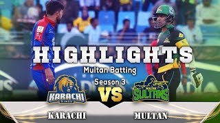 Multan Sultans vs Karachi Kings | Multan Sultans Batting Highlights | HBL PSL | M1O1