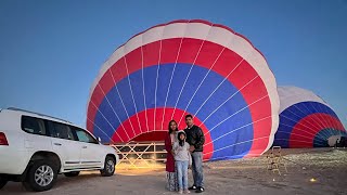 Hot air balloon 🎈 in Dubai ….16 হাজার ফিট উপর থেকে আরব্যের জীব বৈচিএ দেখার অনুভূতি