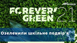 У Маріуполі біля школи №44 висадили понад 80 нових саджанців