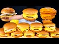 ASMR 롯데리아 클래식 치즈버거 🍔 봉길이 햄최몇 불닭마요 치즈소스 찍어 먹방~! Cheese Burger With Cheese Sauce Spicy Sauce MuKBang~!