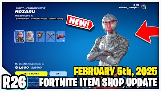 Fortnite Item Shop *NEW* KOZARU SKIN \u0026  SWEETHEARTS EMOTE!