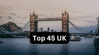 Top 45 places to visit  in UK | 4k | best UK holiday destinations