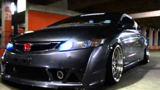 Brandon Rad's stanced 8th gen civic