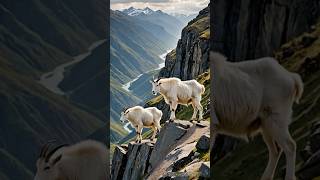 Beautiful on the summer #shortvideo #goat #mountains #animals #love