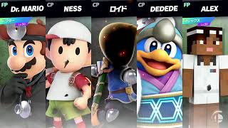 【第48試合】スマブラSP amiibo \u0026 CP 大乱闘 【5人対戦】