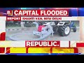 rain lashes delhi once more amid waterlogging flooding republic reports from the ground