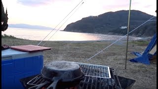 【晩酌動画】のんびり真冬の浜辺で年越しキャンプ【丸山県民サンビーチ】camping\u0026outdoorcooking