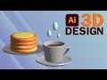 Quick and Easy 3D Design that you can try in Illustrator | 3d design in Illustrator