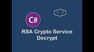 string decrypt with rsa crypto service - c#